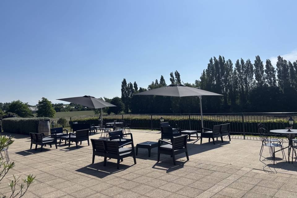 Terrasse plein ouest