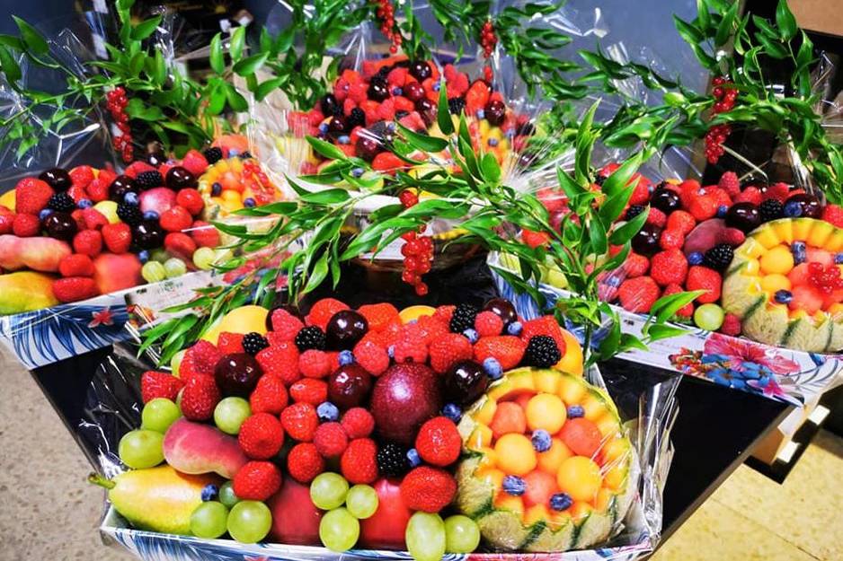 Corbeille De Fruits Pièce Montée - Cadeau Bouquet De Fruits