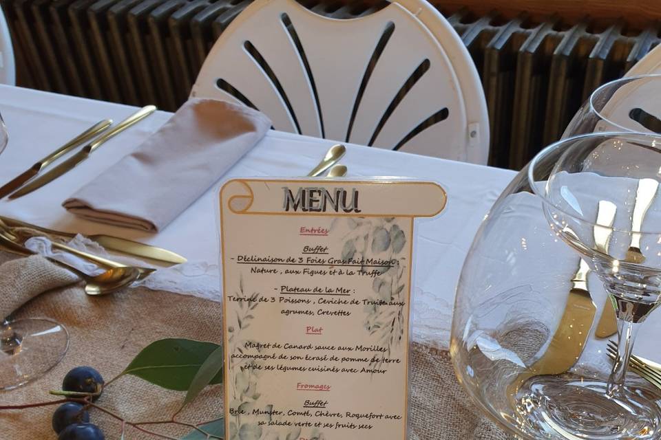 Menu.