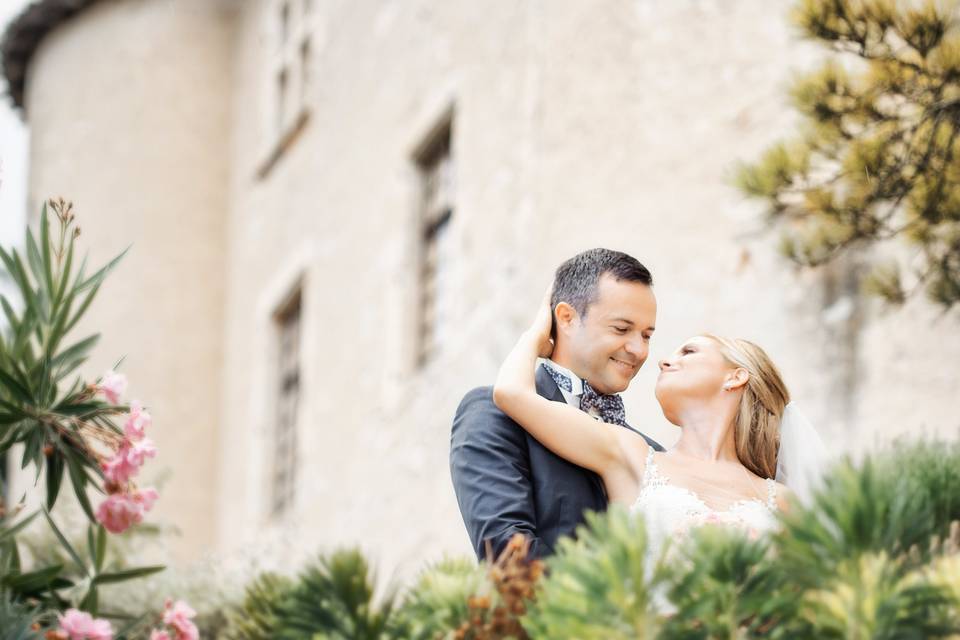 Château de Mauriac couple