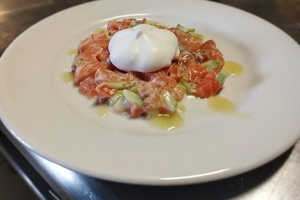Gravelax de saumon à la tahiti