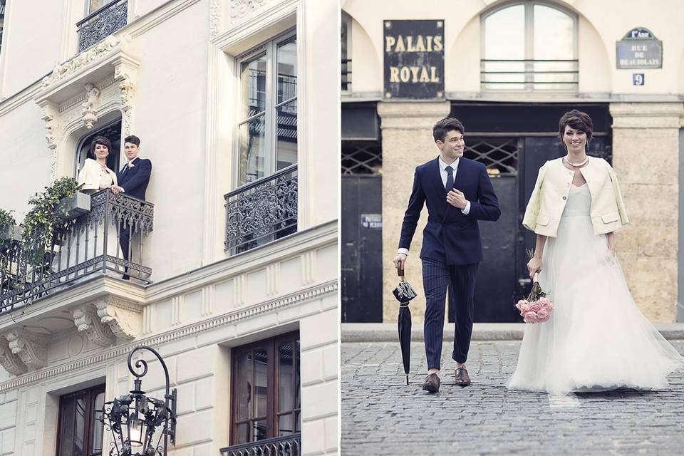 Couple à Paris