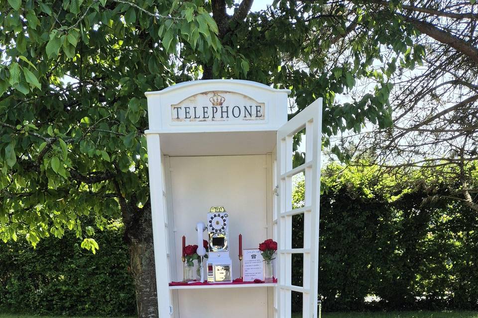Tapis rouge devant la cabine