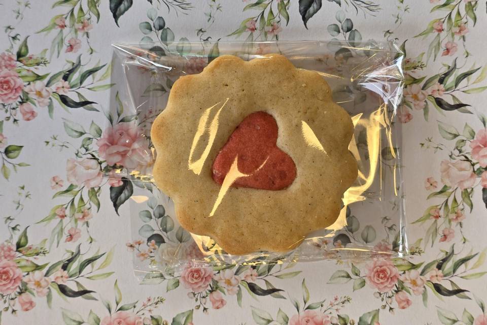 Sablés vanille framboise