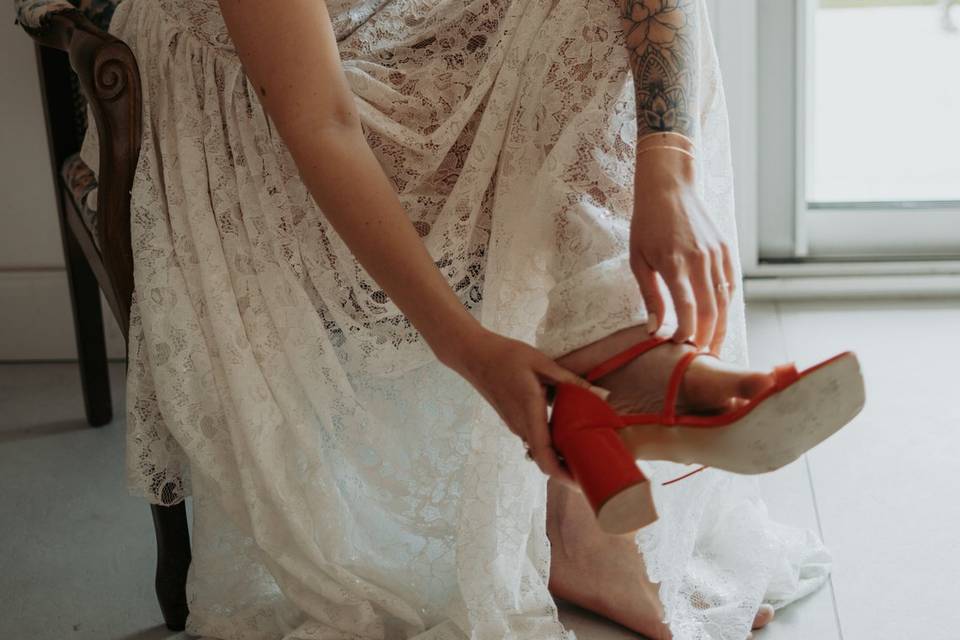 Préparatifs mariée