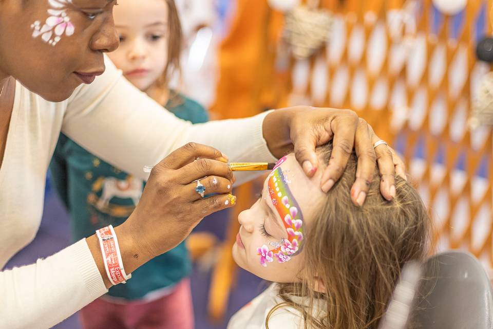 Facepainting enfants Mariage