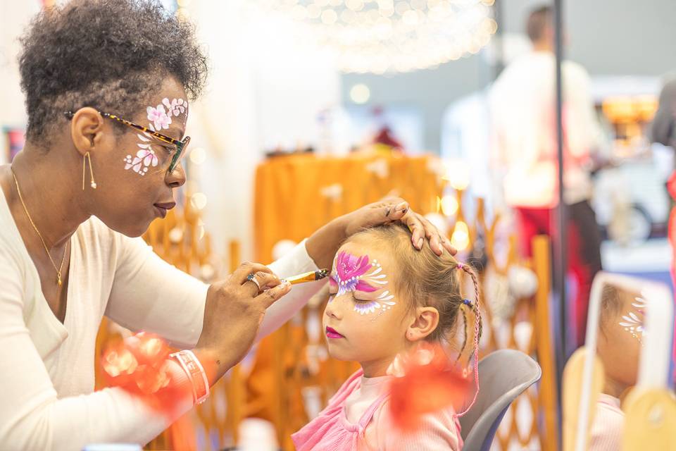 Facepainting enfants Mariage