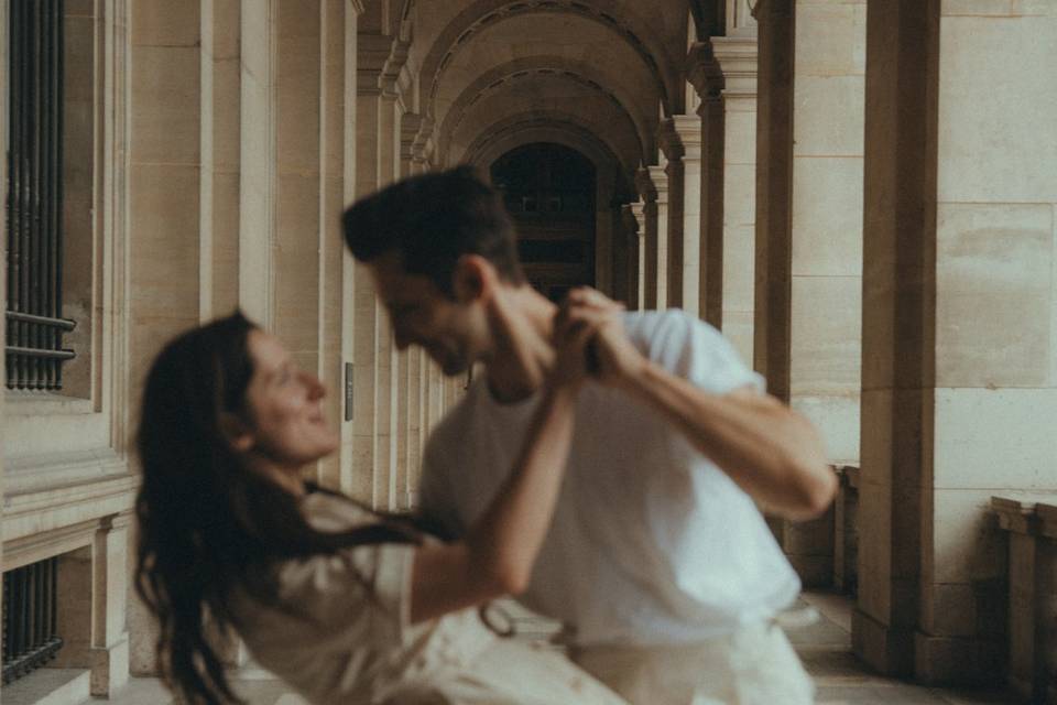 La romance dans une danse