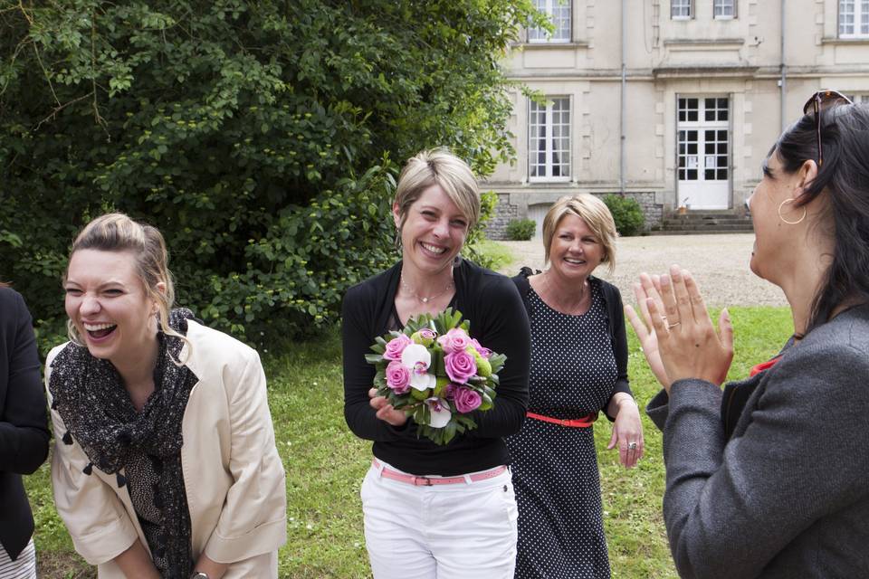 Le jeté de bouquet