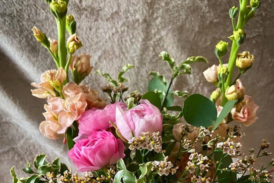 Bouquet camaïeu rose