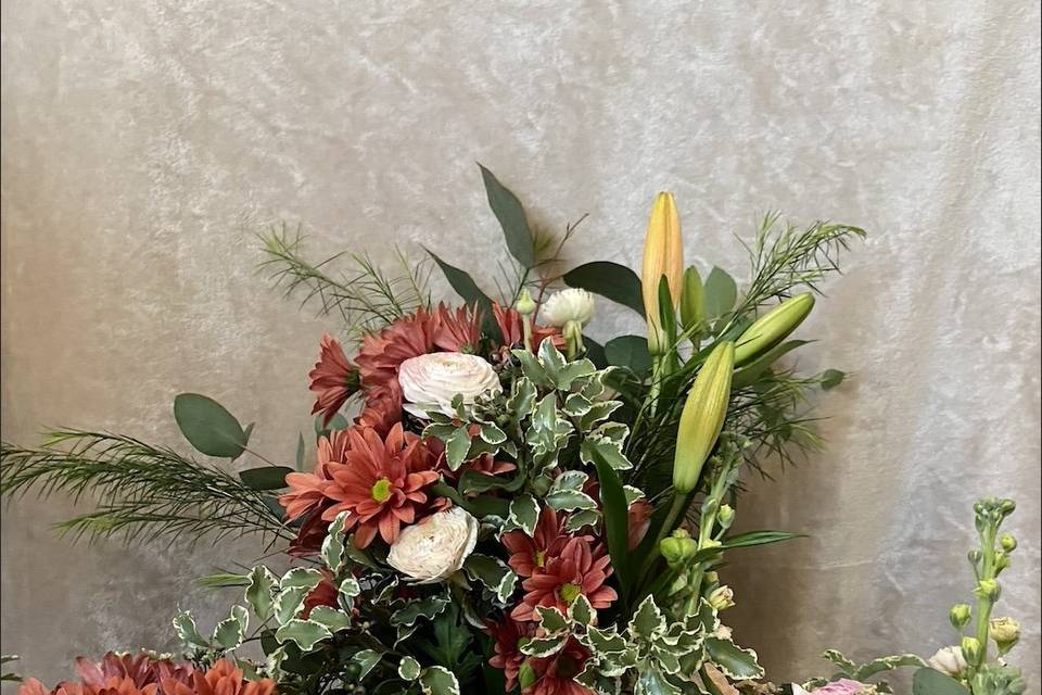 Bouquets ensemble camaïeu