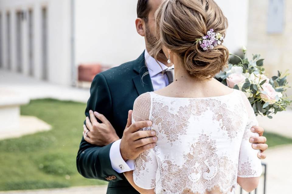 Boucles mariée