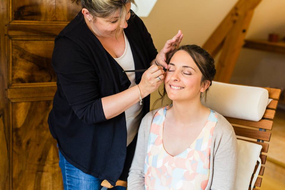 Maquillage invitée/témoin