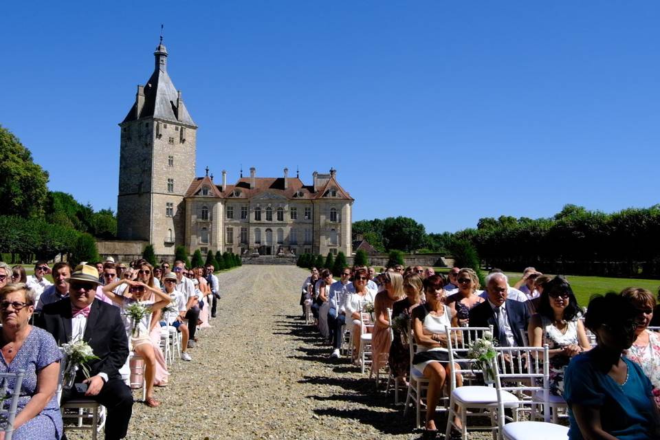 Mariage au château de Talmay