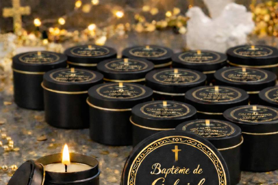 Modèle de pot à bougie
