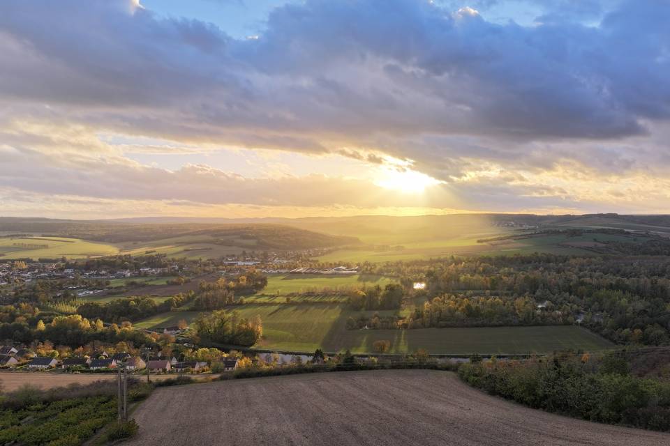 Sur les hauteurs d'Irancy