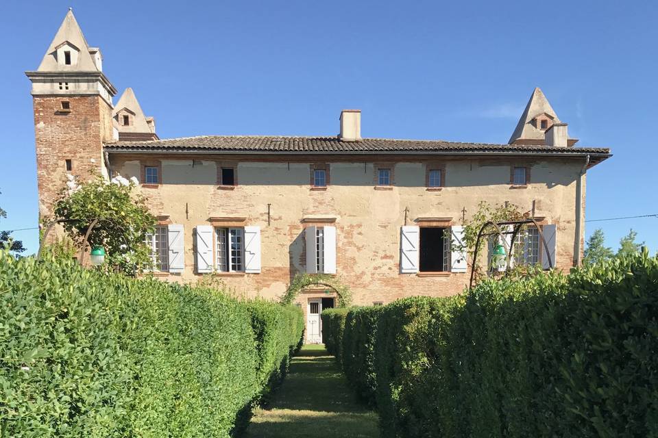 Château vue parc