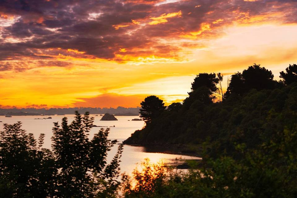 Couché de soleil breton