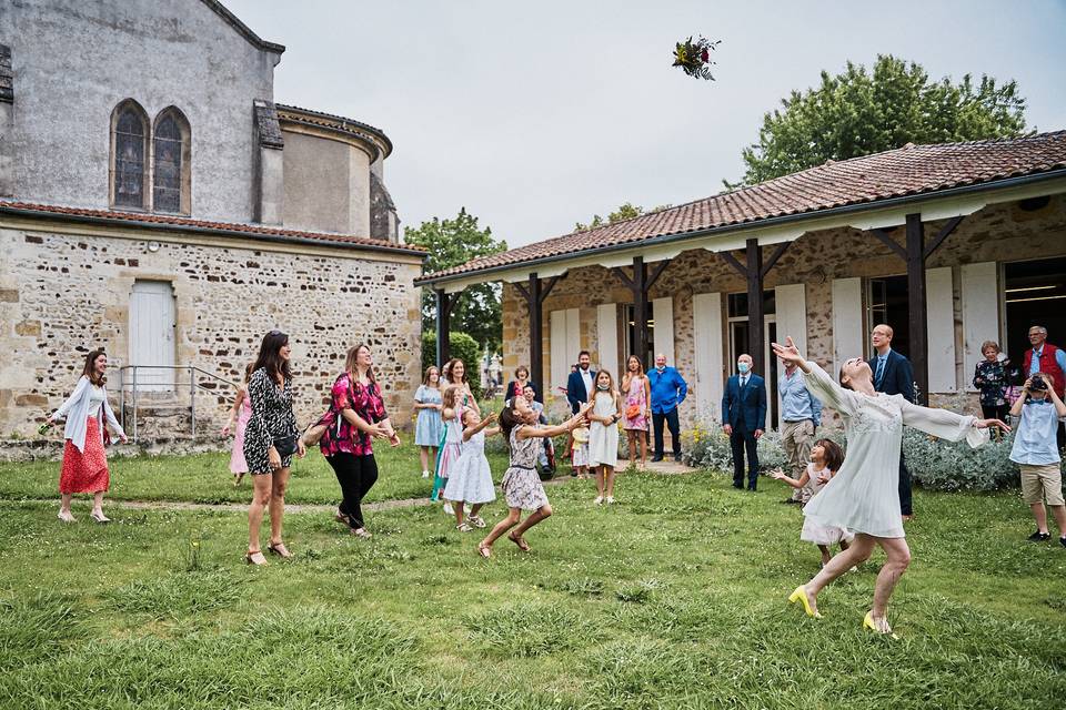 Lancé de bouquet