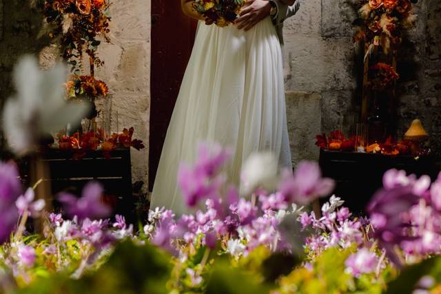 Arche/ bouquet mariée