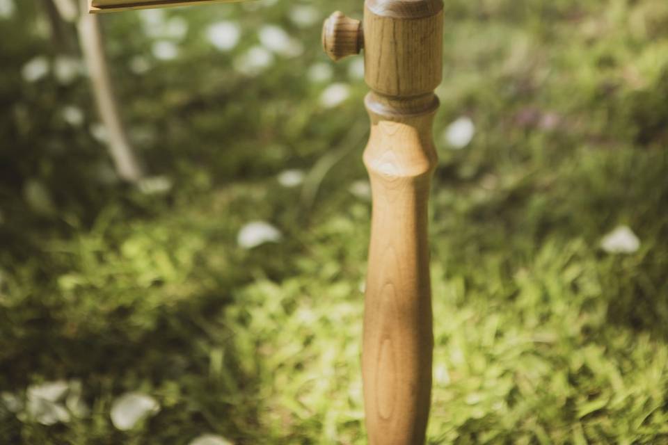 ... et notre pupitre en bois