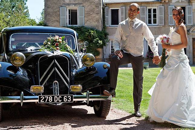 Photos de couple au château