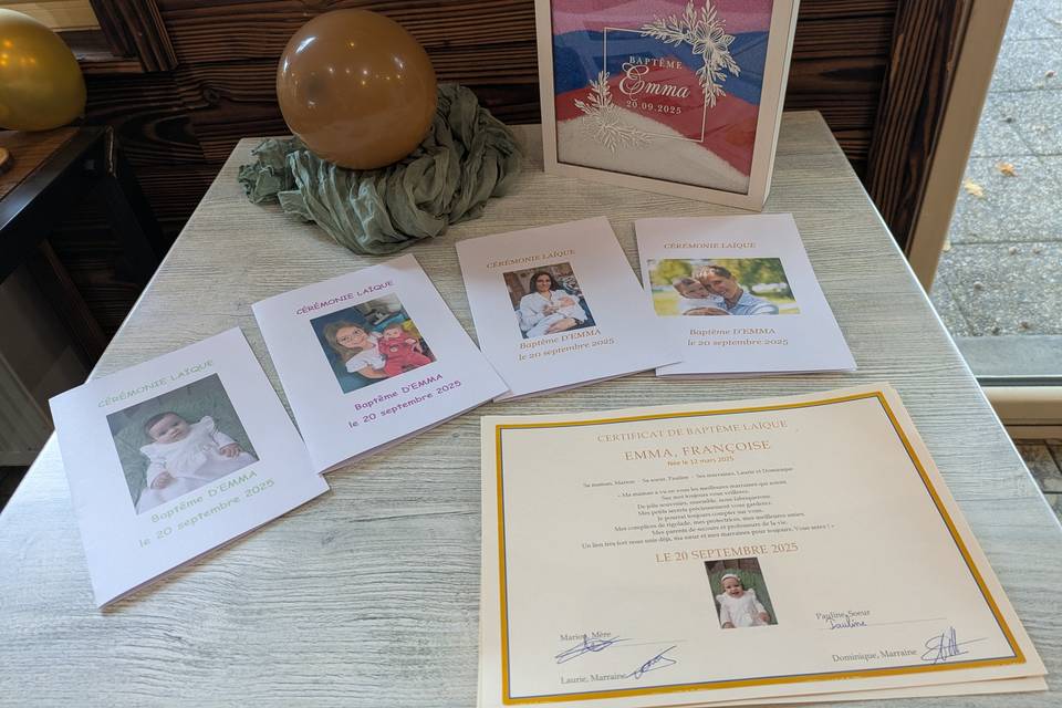 Baptême laïque 20/09/25