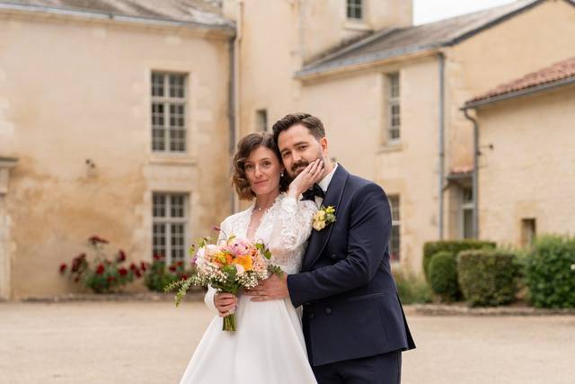Photo de couple au chateau