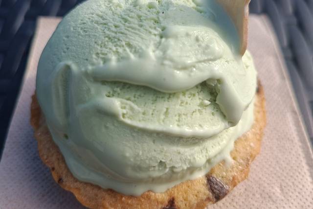 Glace et pot cookie maison