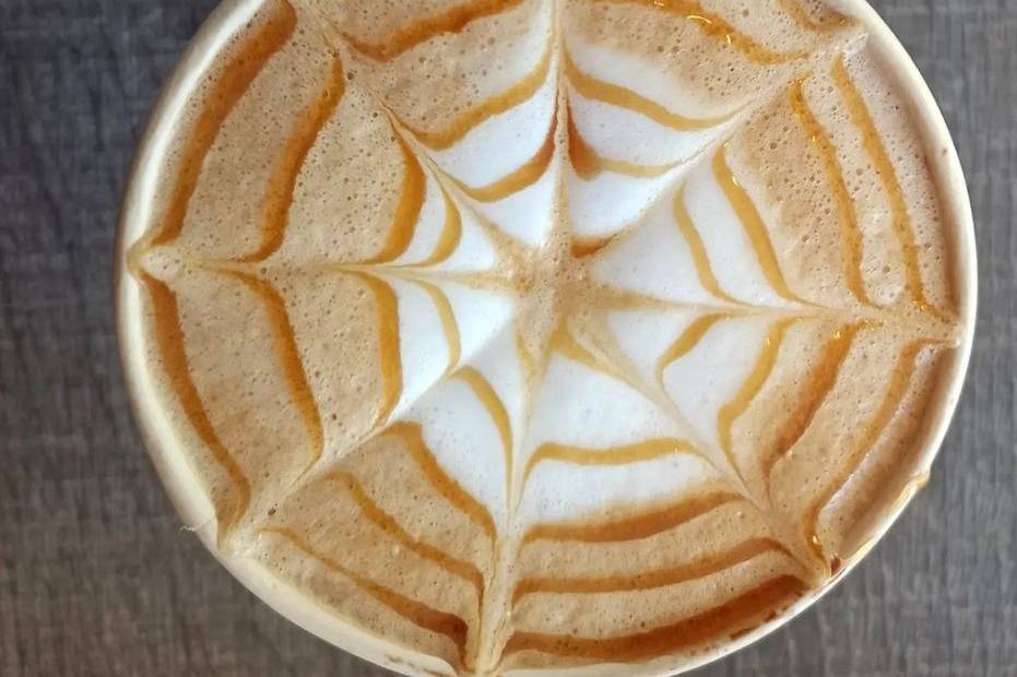 Latte caramel et cookies