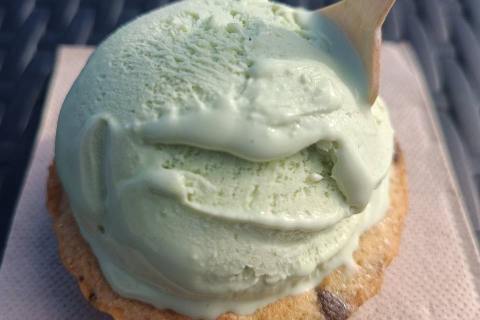 Glace et pot cookie maison