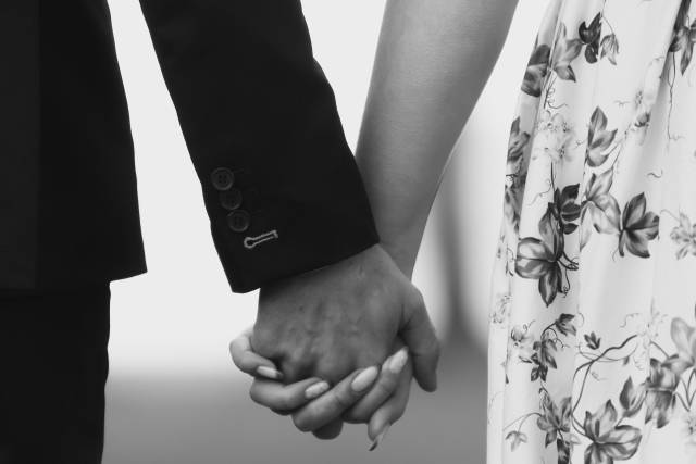 Mariage N&B.
