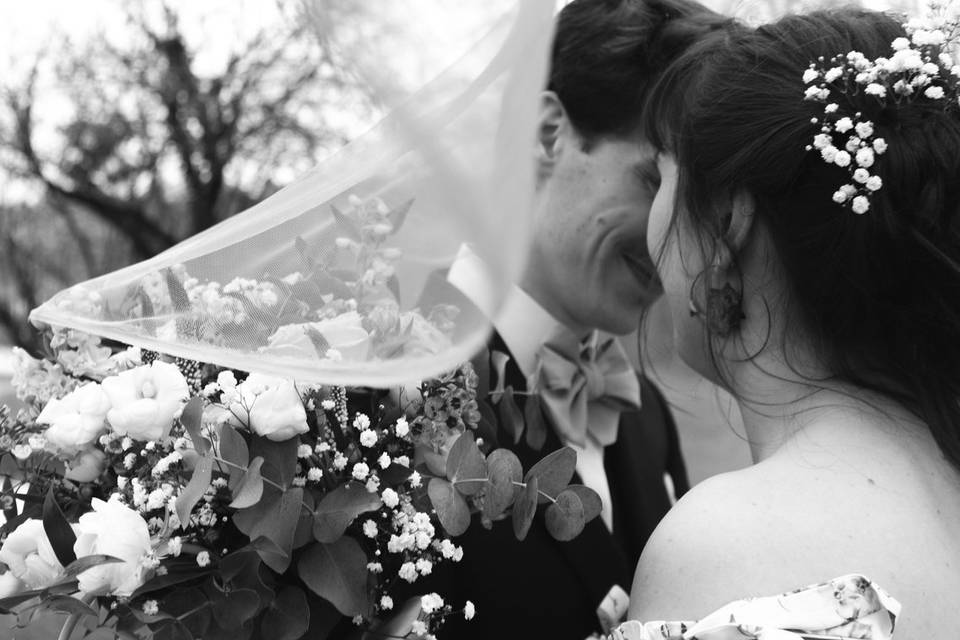 Mariage N&B.