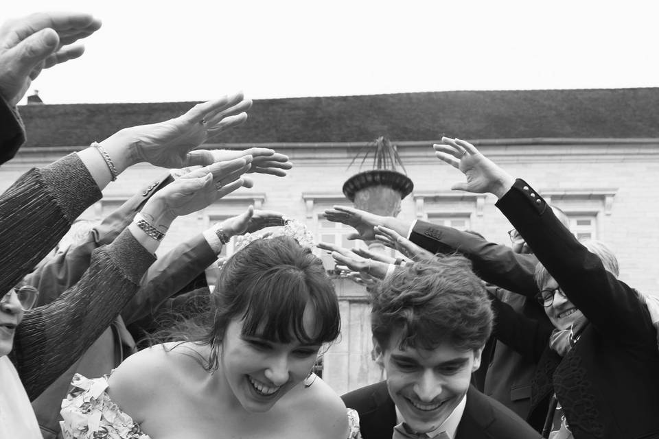 Mariage N&B.