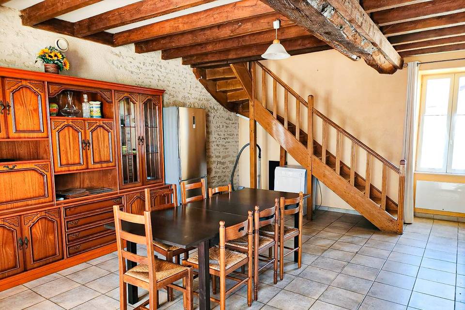 Gîte de la l'Enclos : salle