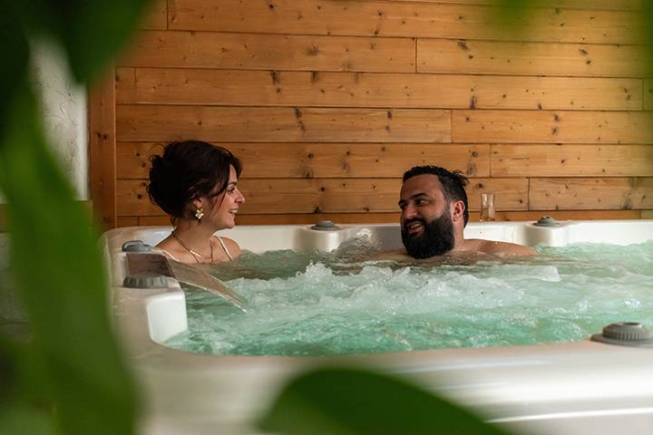 Gîte de la Grange : jacuzzi