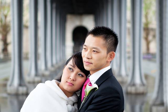 Photo couple paris