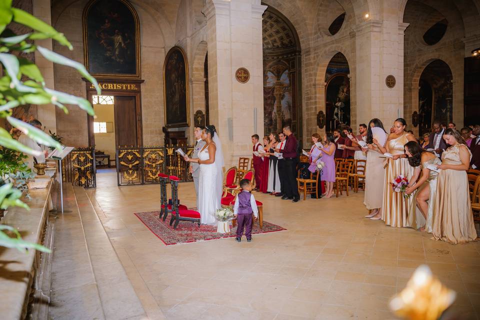 Cérémonie à l'Église