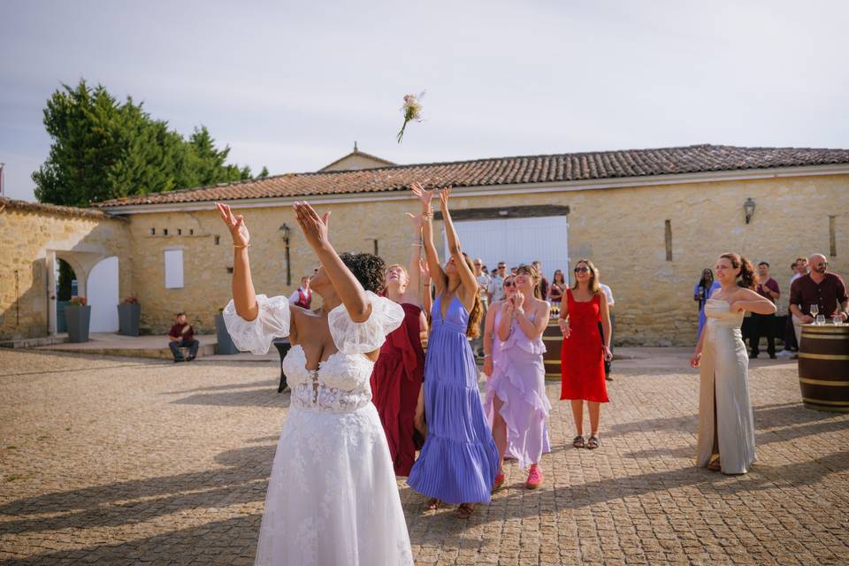 Lancé de bouquet