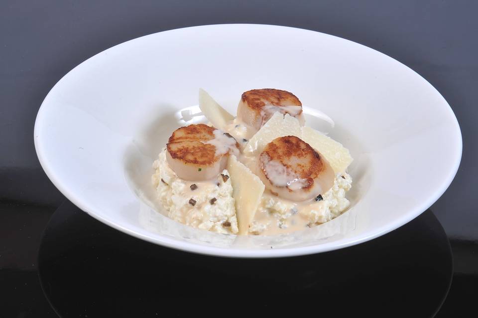 Saint-Jacques risotto truffe