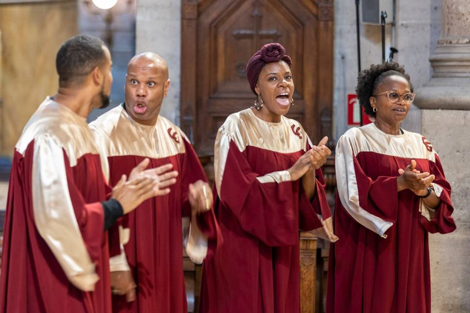 Cérémonie à l'église