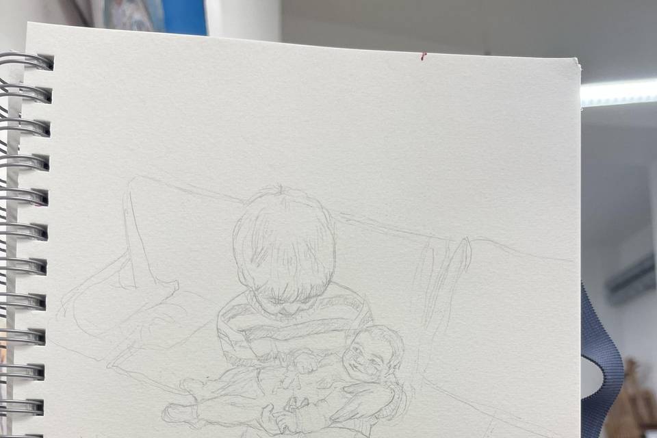 Crayonné en cours