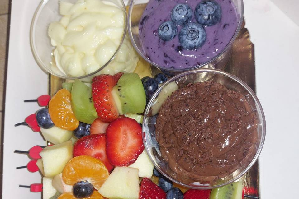 Brochettes de fruits