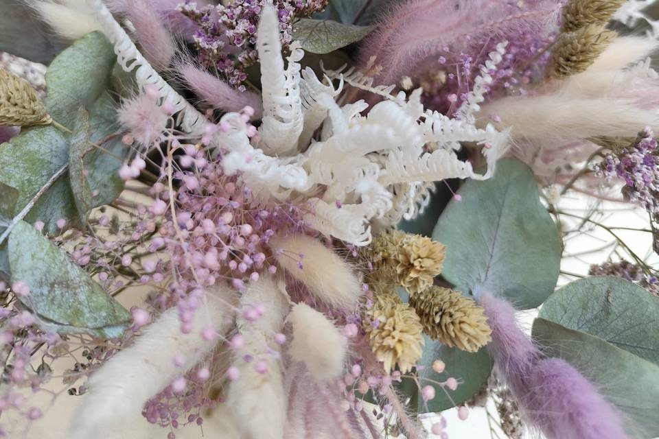 Bouquet de fleurs séchées
