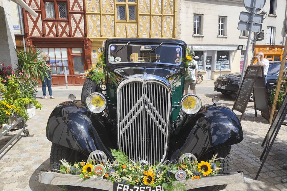 Décor de voiture champêtre