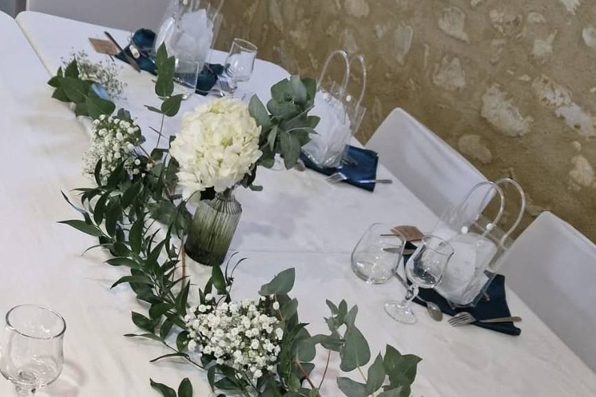 Table en verdure