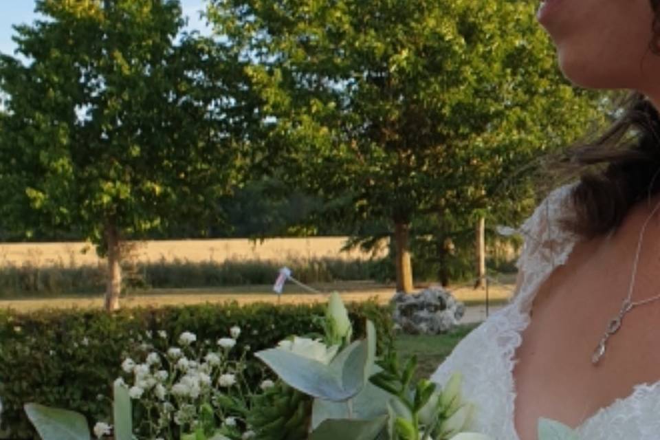 Bouquet blanc vert