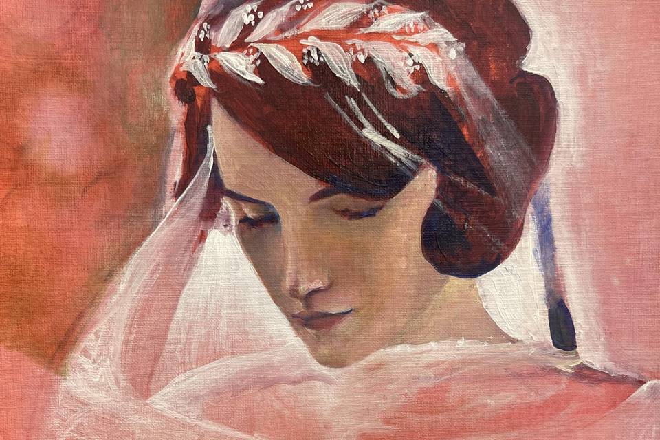 Huile sur papier