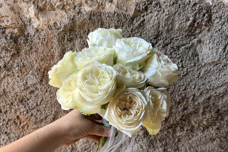 Bouquet de roses anciennes