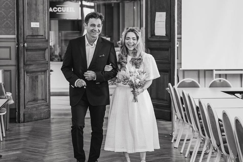 Priscilla et son père